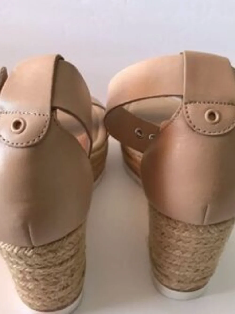 Marc Fisher Zako Leather Espadrille Sandals